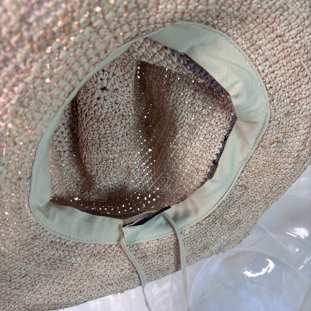 Wallaroo Hat Company Women Tahiti Cowboy Sun Hat Raffia,Modern Cowboy,Australia - Picture 8 of 10